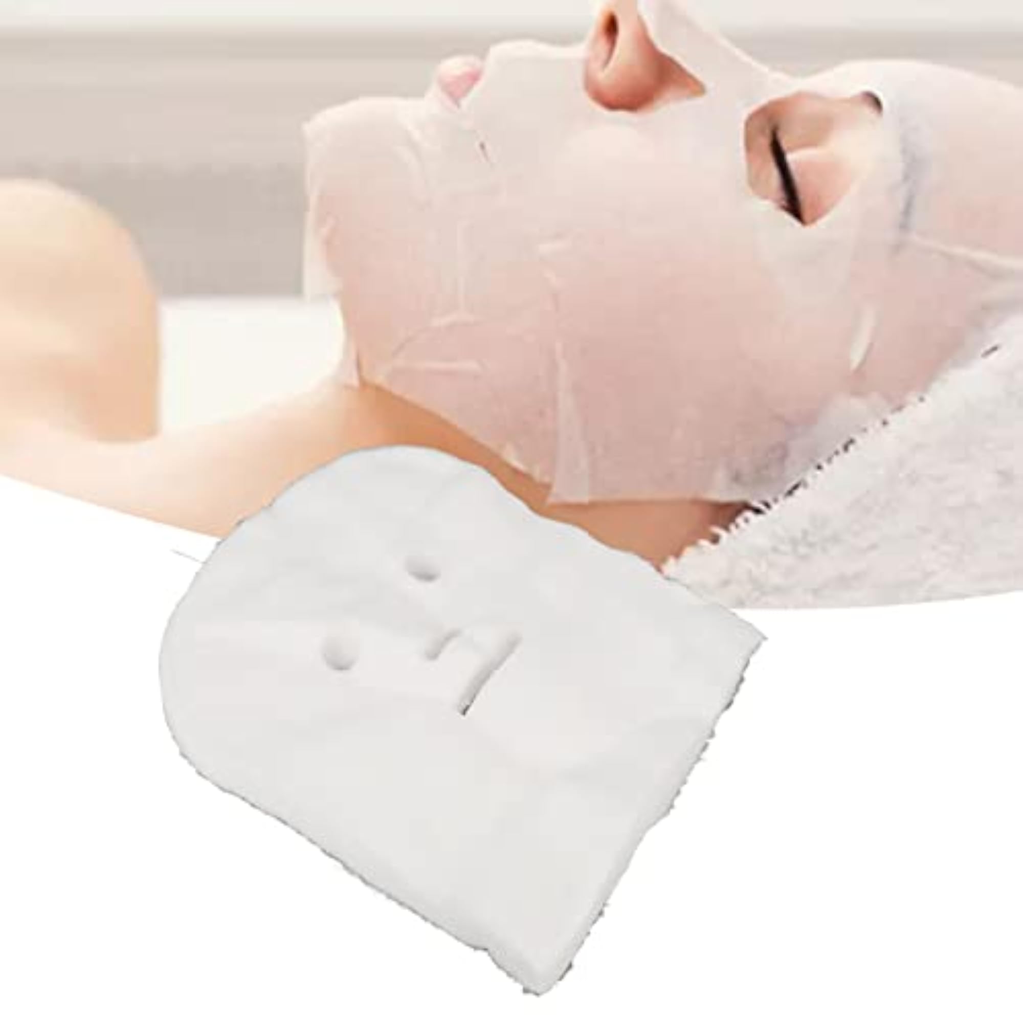 DIY Disposable Soft Facial Gauze Mask, White